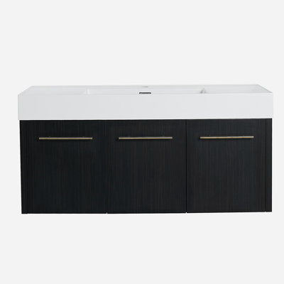 48-inch Wall-Hung Bathroom Dressing Table (Cabinet only, without top basin)