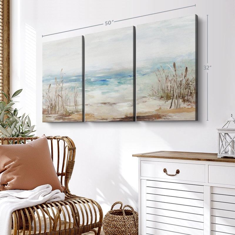 «Waves From A Distance» sur toile, H 32 po x l 50 po