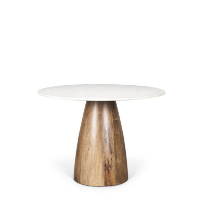 Mellonia Round Genuine Marble Dining Table