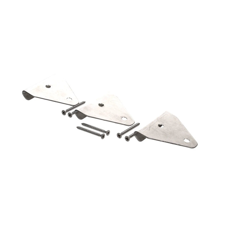 Mounting Brackets for Hanging Lid on Wall or Cabinet - 3 Pieces with Hardware and Instructions