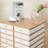Multi-drawer solid wood jewelry cabinet