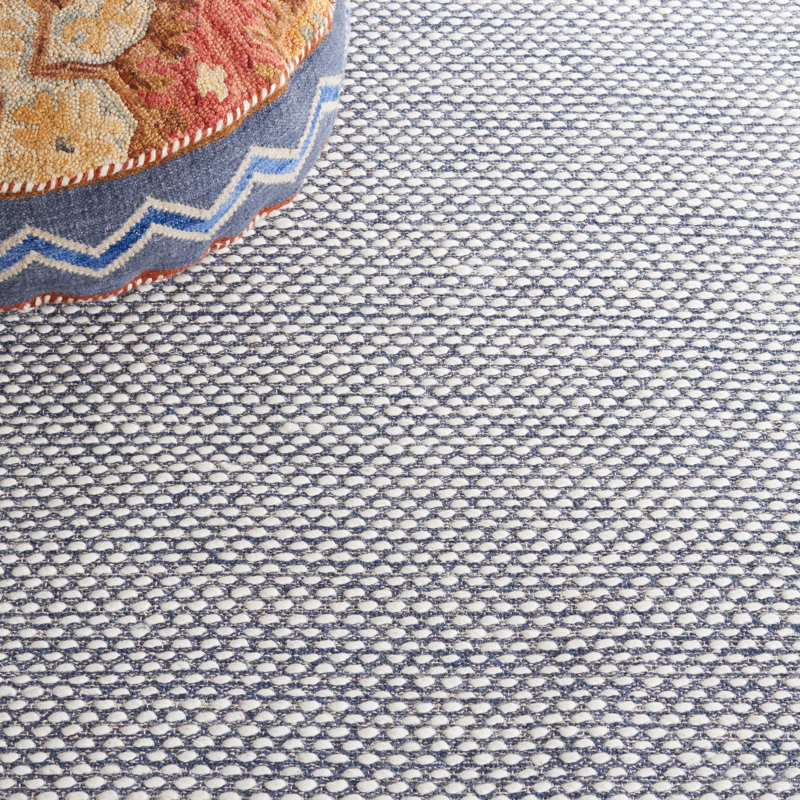 Tapis en laine / coton tissé à plat Cace, Carré 6 pi
