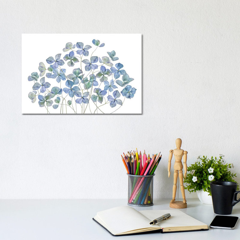 Hydrangea 1 Piece Wrapped Canvas Painting, 20.32 cm H x 30.48 cm W