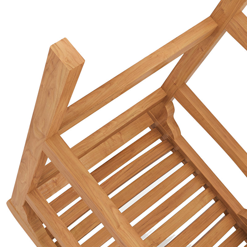 Tabouret de bar en teck Ellie-Maye