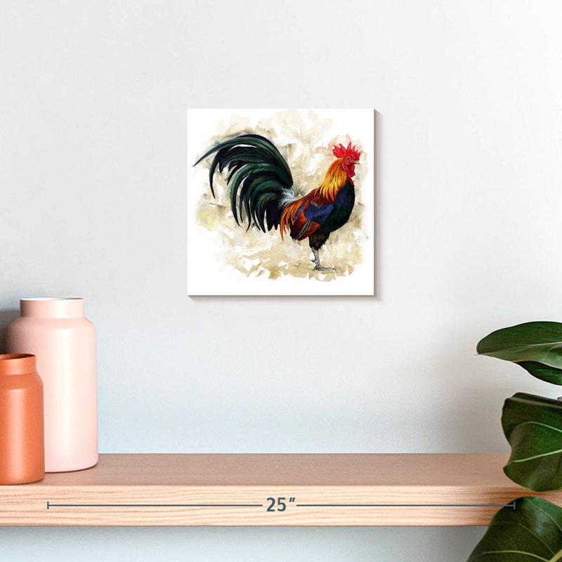 Brampt fier coq Brampt, H 10 po x l 10 po