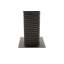 Sculpture abstraite en bois noir