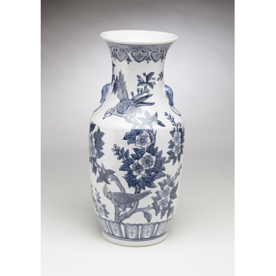 Vase de table Hocking Bird and Floral
