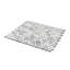 Carreau de mosaïque rond en marbre doré poli 12 x 12 Marmor de Calacatta (5 pieds carrés / caisse) - paquet de 5