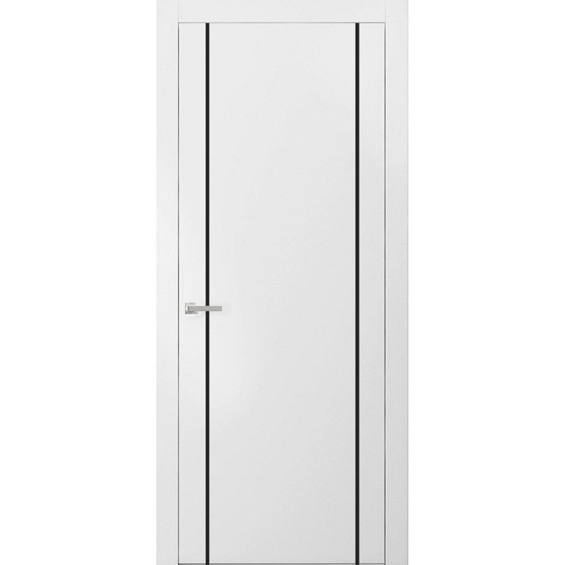 Porte intérieure moderne avec poignée | Planum 0017 | Garniture simple à panneau simple Regural | Salle de bain
