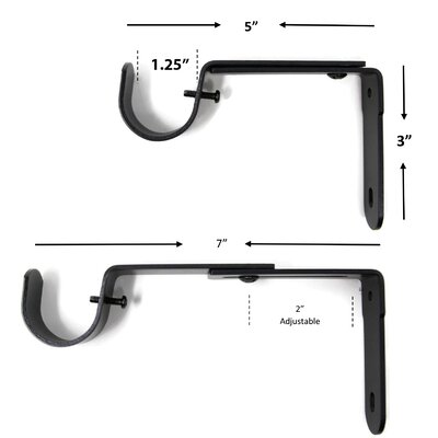 Symple Stuff Perras 3.125'' Mounting Bracket & Reviews | Wayfair