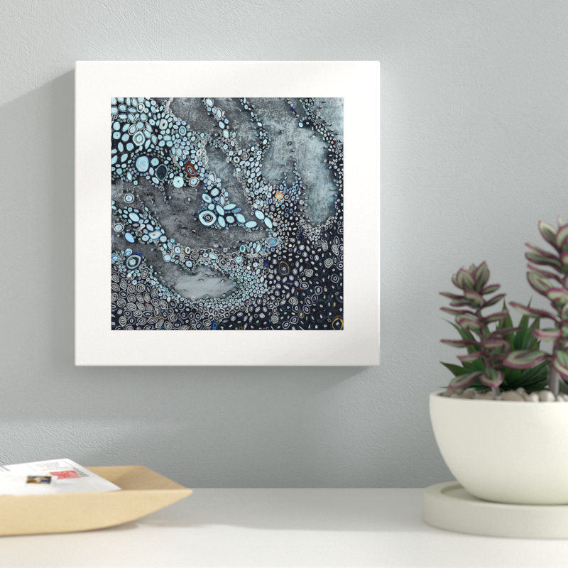 " Concrete Spring " by Amy Genser, 21" H x 21" W, Wrapped Canvas