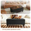 Table d'appoint moderne Beo avec porte-revues intégré et tablette inférieure, console en bois mince pour les petits espaces-124237274