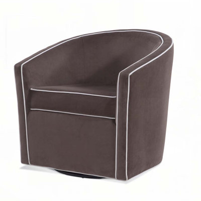 Kendall Maple Brown Swivel Chair