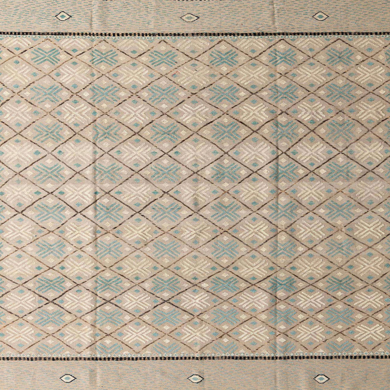 Abstract Indoor Rug, Square 5'