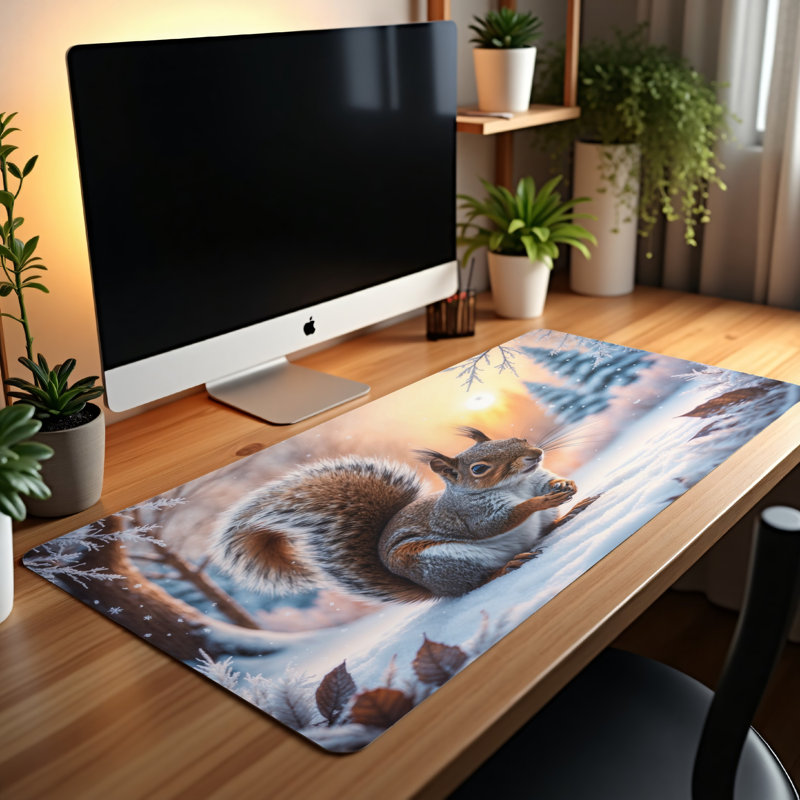 Polyester Desk Pad, 23.6x13.8