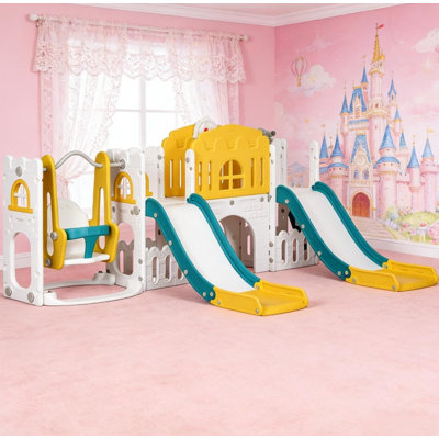 Ensemble de balançoire et de balançoire pour tout-petits, combinaison multifonctionnelle de balançoire pour enfants