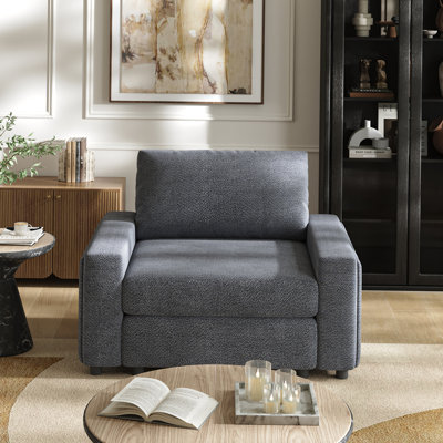 Fauteuil d'appoint surdimensionné 52 po Grandon