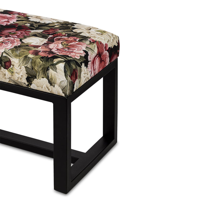 Clarendale Velvet Upholstered Bench, H50 x W110 x D35cm
