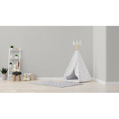 Zara Tonal Stripe 10m x 53cm Wallpaper Roll