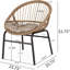 Chaise Edgar (ensemble de 2)
