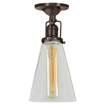 Shumway Glass Semi Flush Mount
