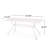 Nasir Rectangular Metal Outdoor Dining Table-1112783834