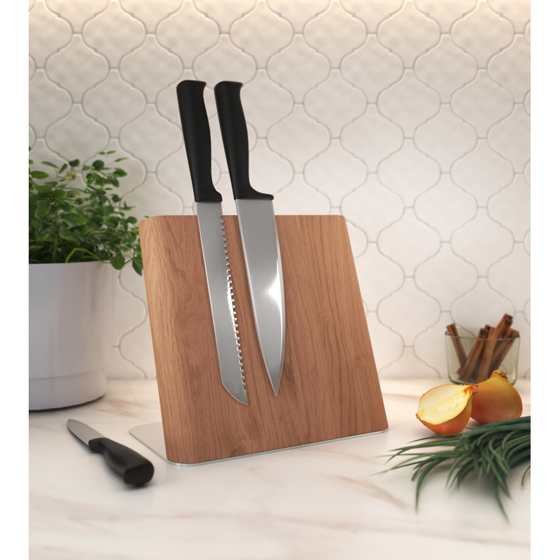 Aqua Teak Manada Teak Magnetic Knife Holder