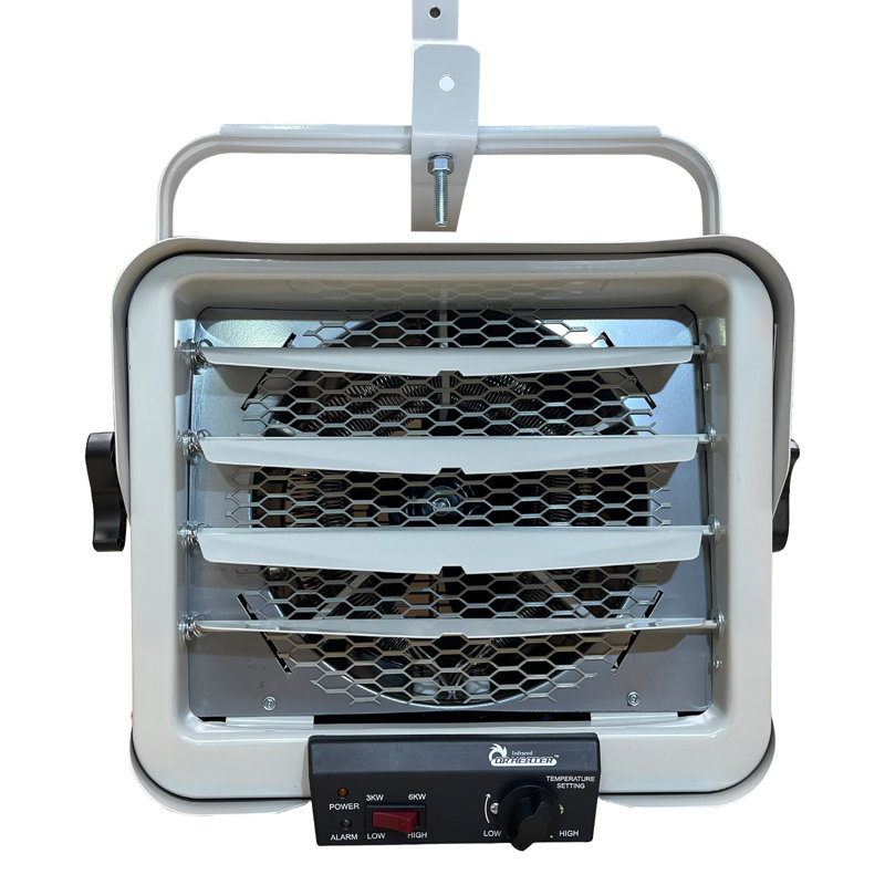 DR. INFRARED HEATER DR-966 240-Volt Hardwired Shop Garage Commercial Heater, 3000 Watt / 6000 Watt