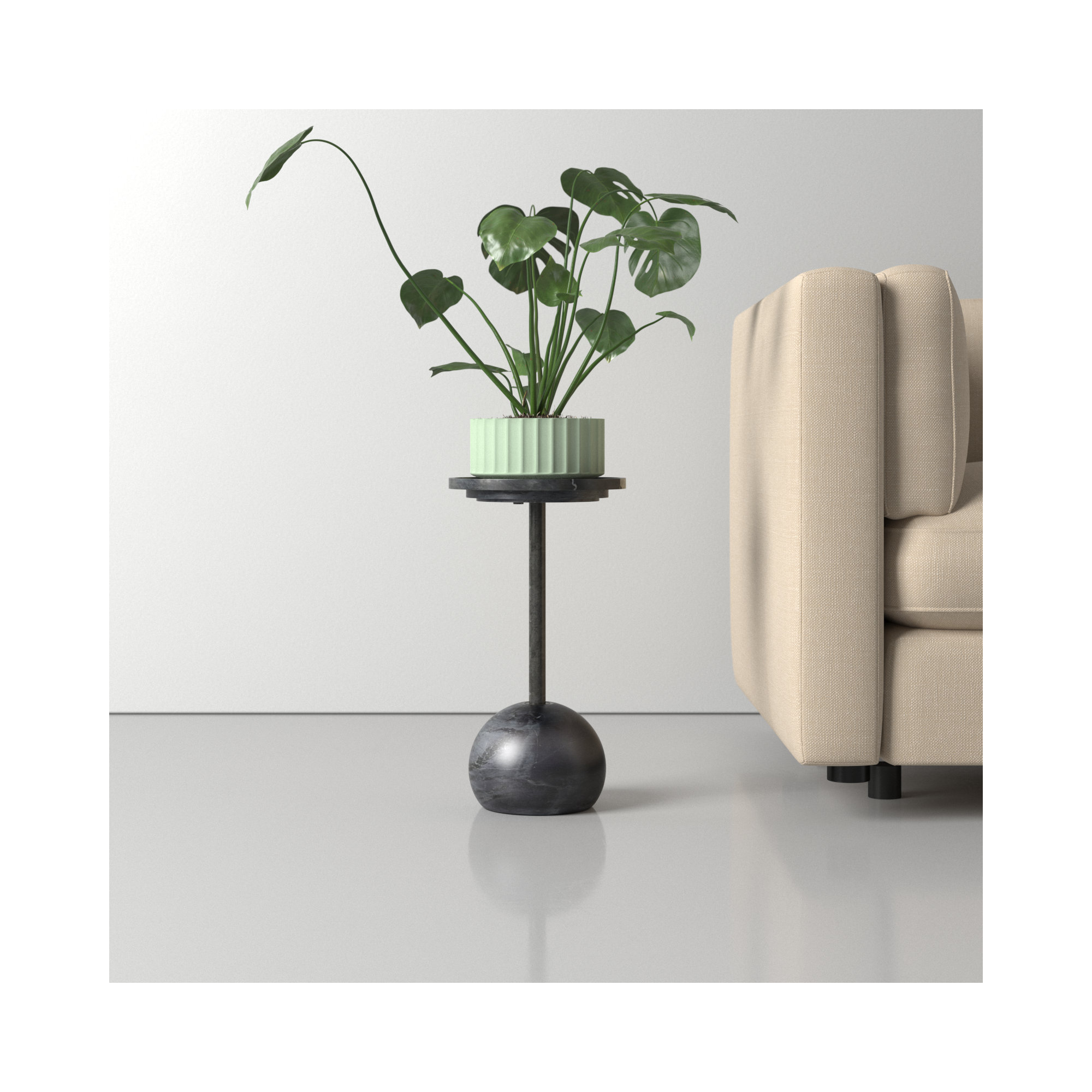 End Table, Black