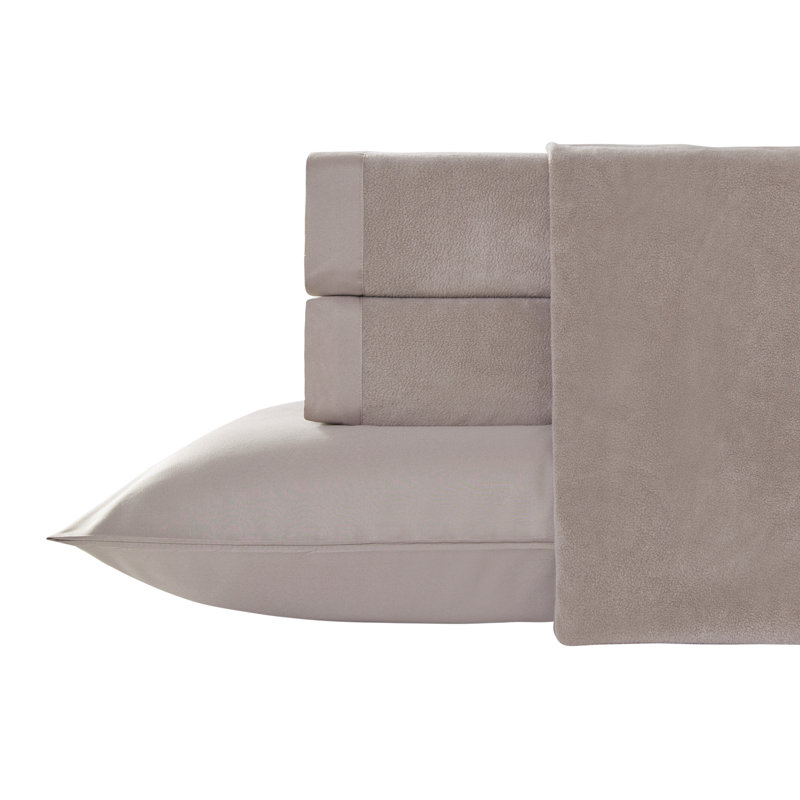 Ensemble de draps Lozka, Cendre, Simple