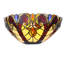  Applique murale 1 lumière Adia Victorian Tiffany-Syle en bronze foncé de 12 po de largeur