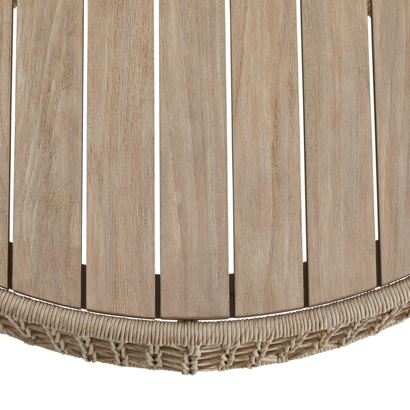 Hugo Outdoor Round Teak Coffee Table