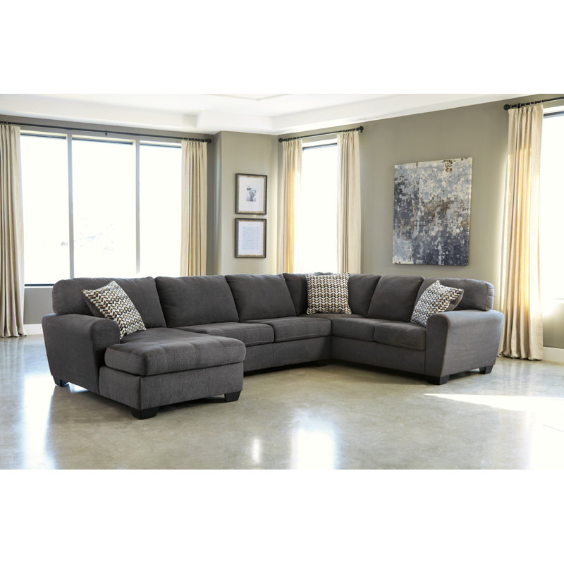 Abdusalam Upholstered U-Shaped Sectional Symmetrical