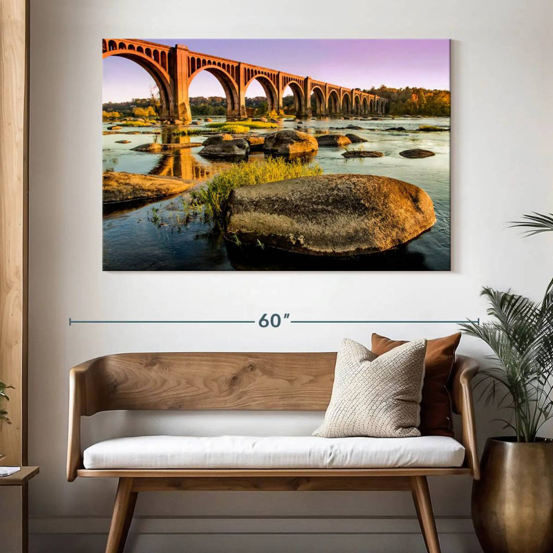 Lilie James River Bridge, H 34 po x l 51 po