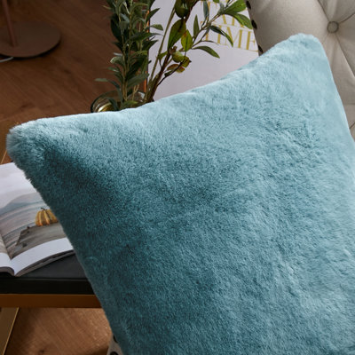 Heavy Faux Fur Throw Pillow Cover