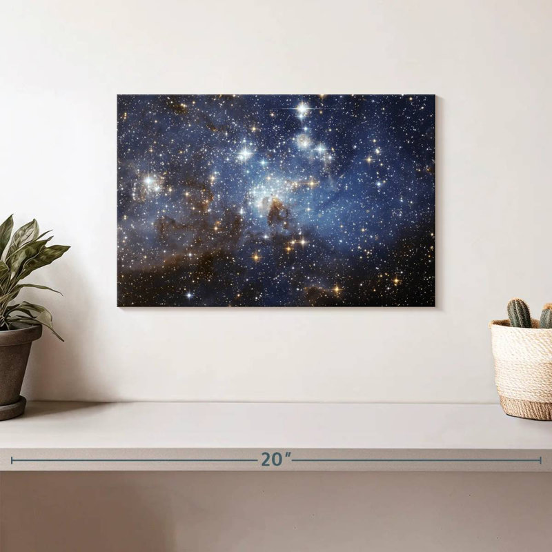 Oberle, peloton d'étoiles, H 8 po x l 12 po