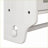 Cabinets, Vintage White Washed Solid Wood Glass Door Wall Mount | 24.8” Double Door | 3-Tier Storage + Towel Rack | White | Bathroom