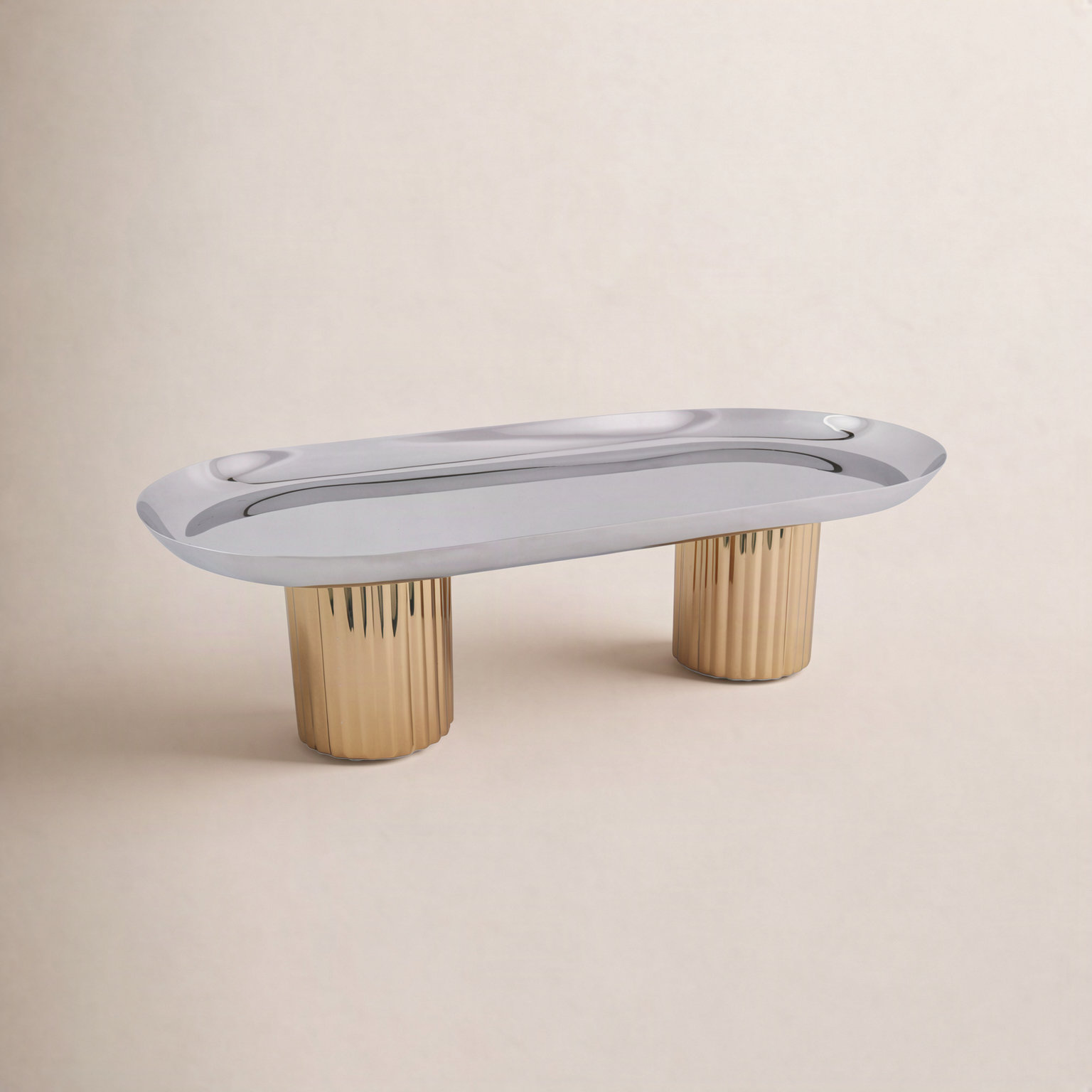 Guilded Oval Platter