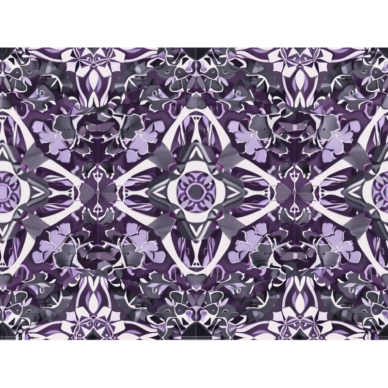 Fleurs, rideaux de fenêtre, conception botanique, rideaux - 2 panneaux, L 56 po x L 80 po