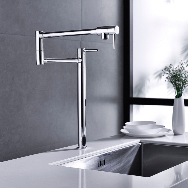Pot Filler Faucet With Extension Shank