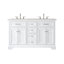 Meuble-lavabo double 54 po Luken - Blanc