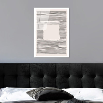 Boze 1 Piece Wall Art on Glass