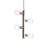 Shilin 4 - Light Brushed Nickel Cluster Pendant