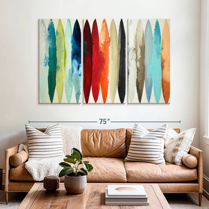 Avery Even Flow I, 42" H x 65" W