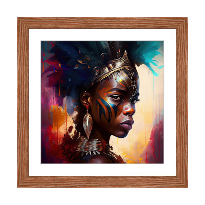 Powerful African Warrior Woman IV