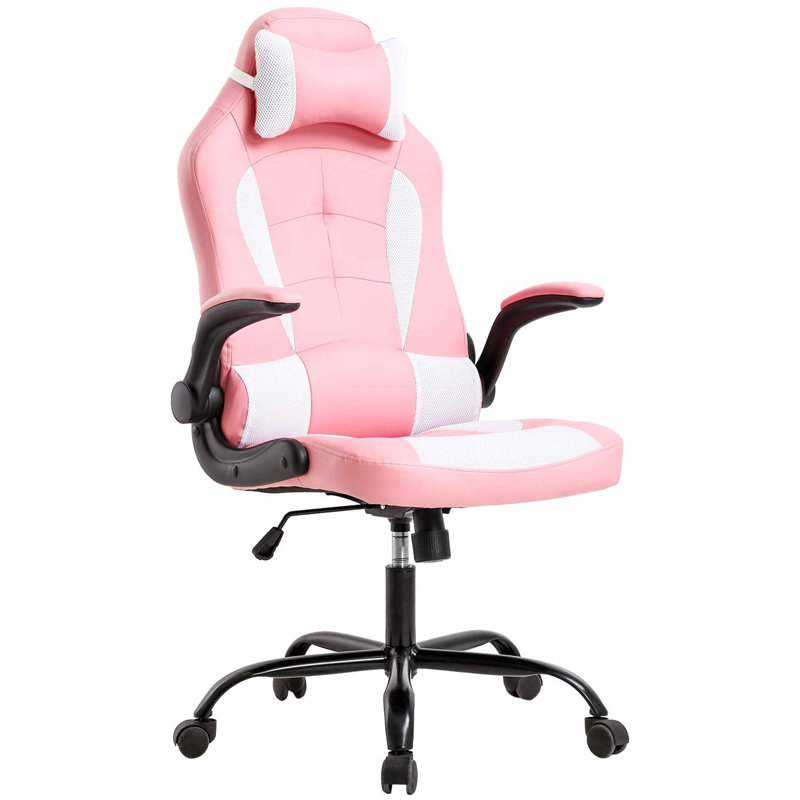 Gaming Chair Height Adjustable PC Gaming Chair, Ergonomic Swivel Rolling Desk Chair for Gaming, Home Office and Computer Workstation