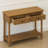 35.4" Console Table With Two Drawers And Bottom Shelf-695449026