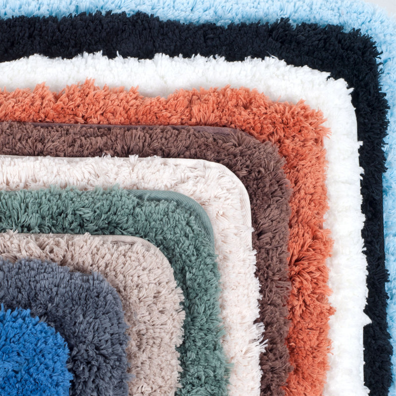 Ensemble de tapis de salle de bain de trois articles Lavish Home, Ivoire ivoire
