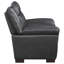 Fauteuil d'appoint rembourré rembourré Krista - gris-24440804