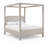 Salina Linen Textured Fabric Upholstered Bed-1559567301-1559567296